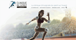 Desktop Screenshot of clinique-du-sport.fr