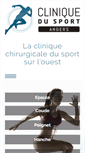 Mobile Screenshot of clinique-du-sport.fr